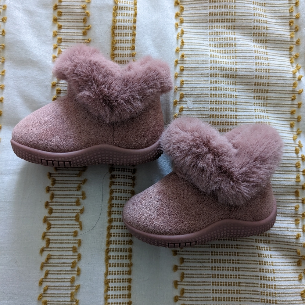 Toddler Girls Pink Boots